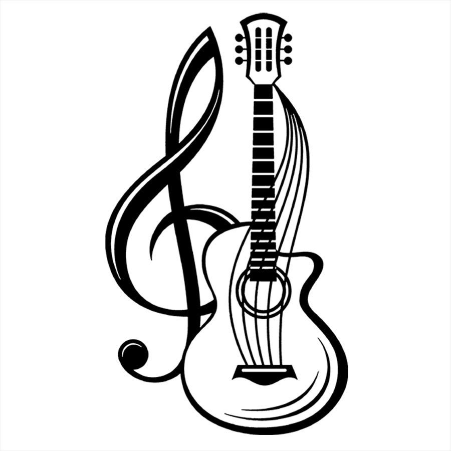 Скрипичный ключ гитара