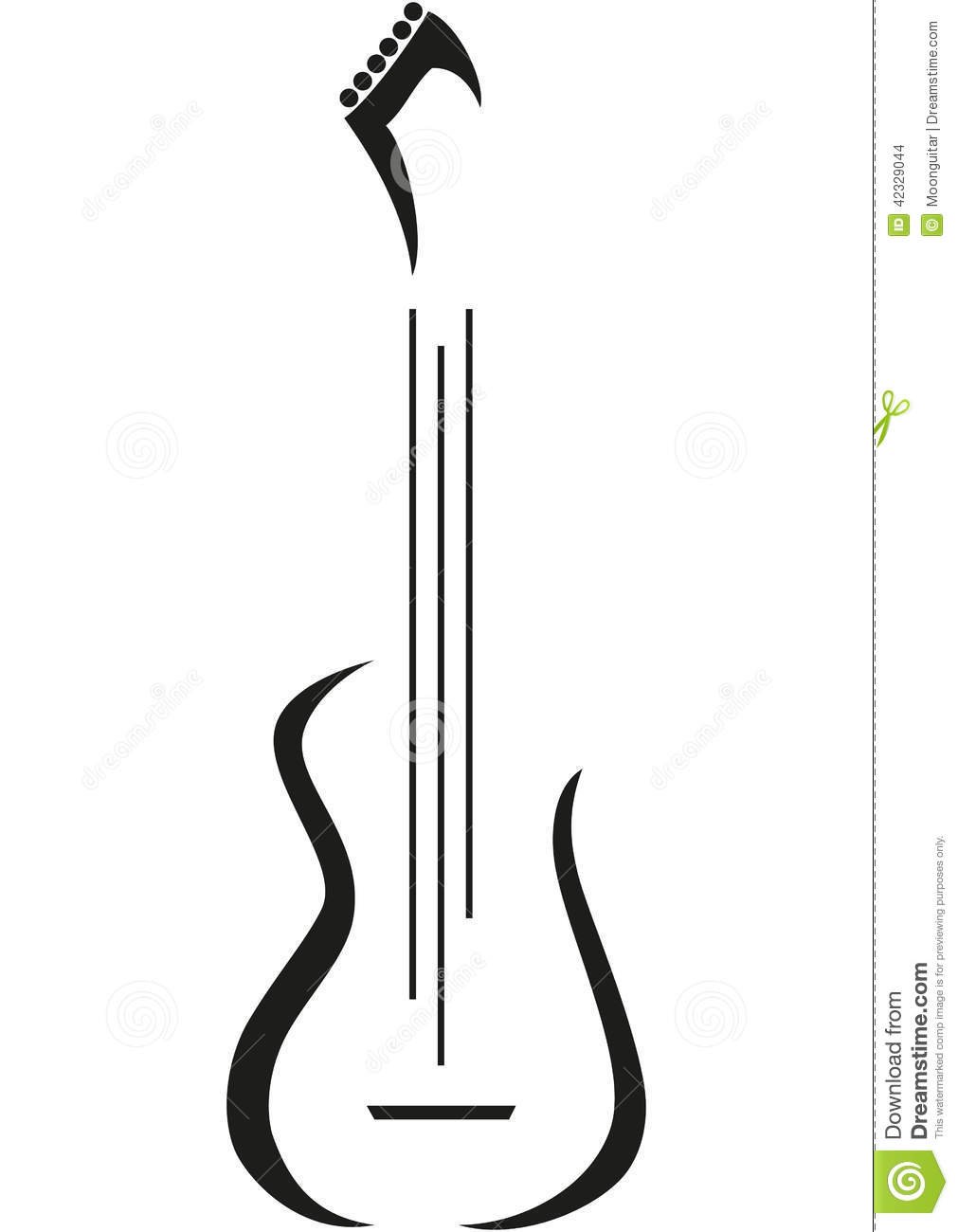 Гитара стилизация