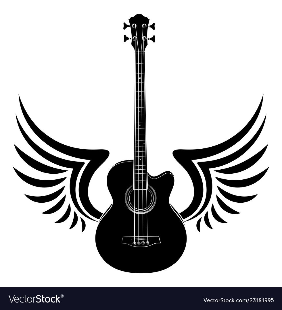 Гитара с крылышками