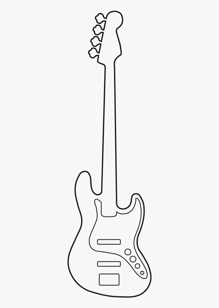 Электрогитара для срисовки