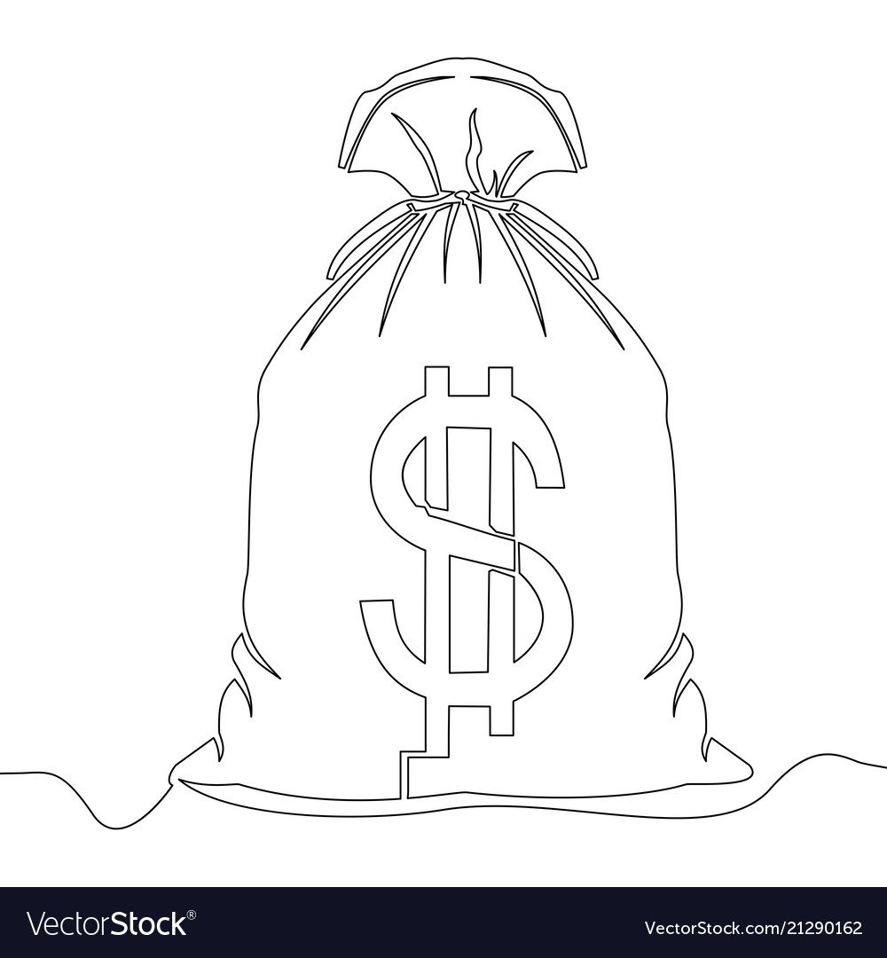 Мешок раскраска