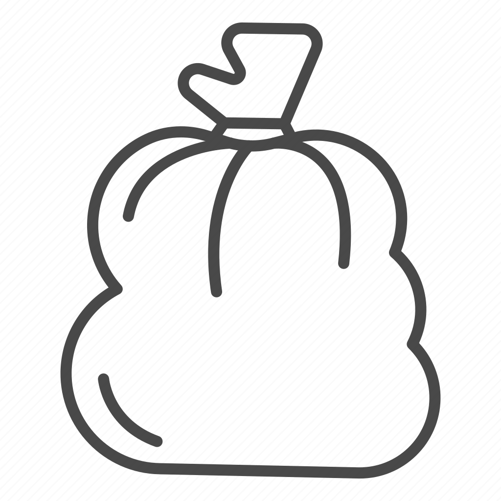 Трафарет мешочек денег