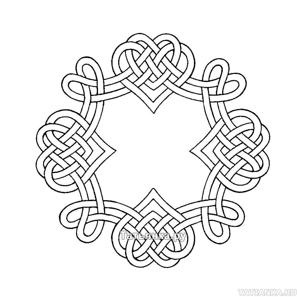 Резьба по дереву Кельтский орнамент