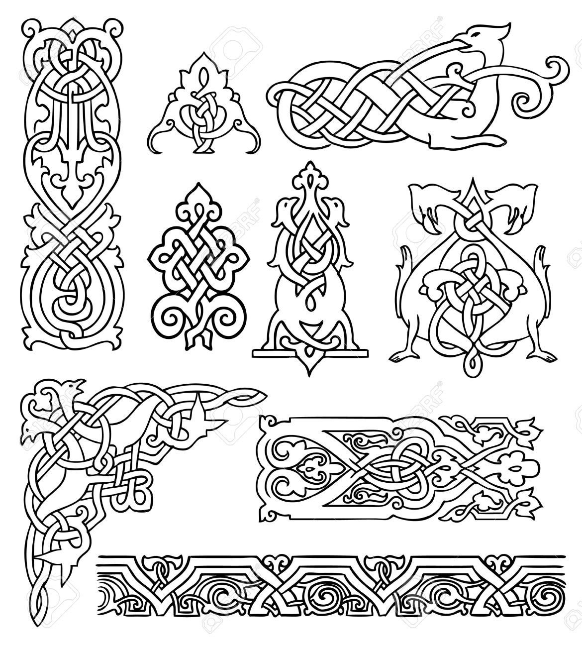 Древнерусский орнамент плетенка