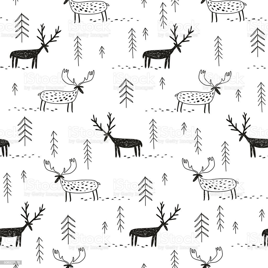 Трафарет скандинавские узоры