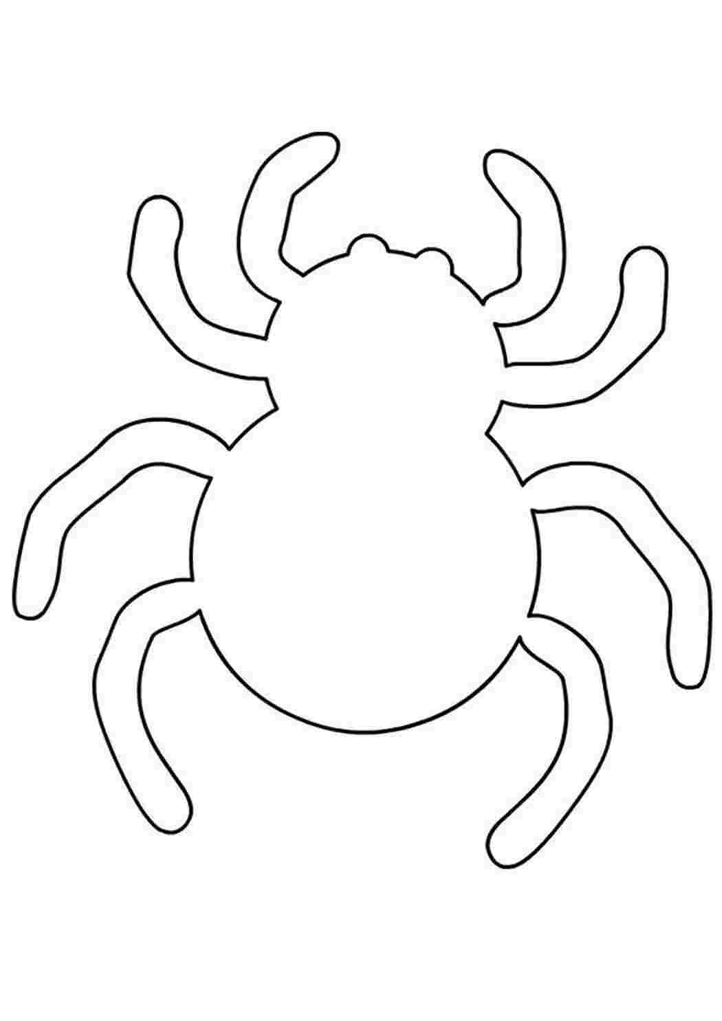 Трафареты пауков