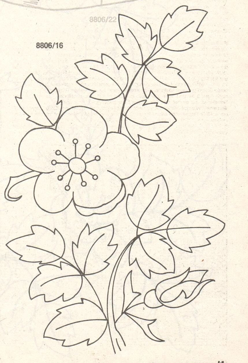 Рисунки для вышивки гладью для начинающих