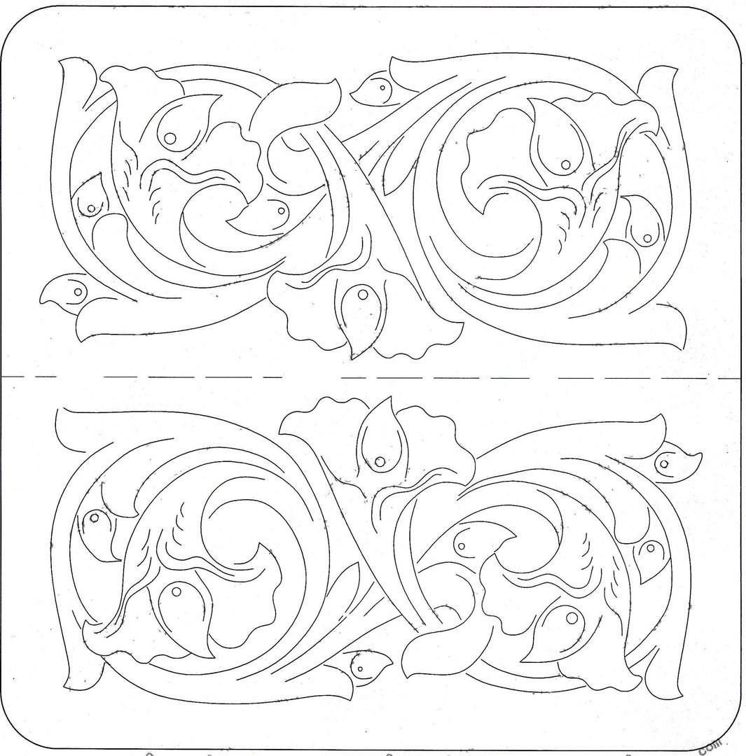 Узоры для тиснения на коже