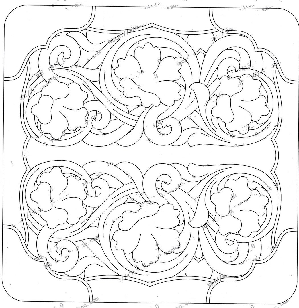 Узор Шеридан по коже