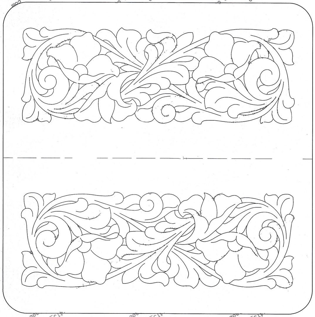 Дубовый орнамент