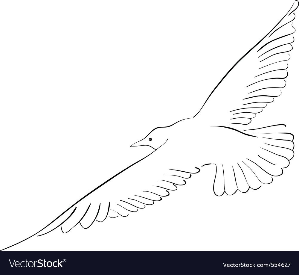 Силуэты улетающих птицпти