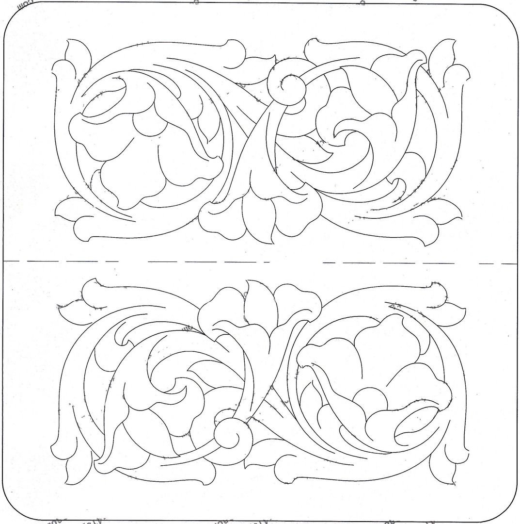 Эскизы для тиснения на коже