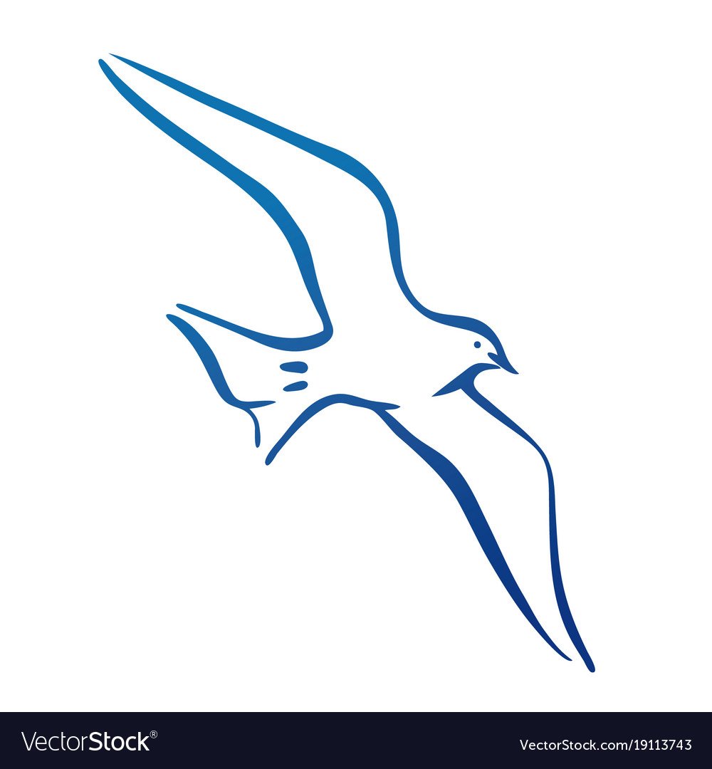 Птички тату эскиз