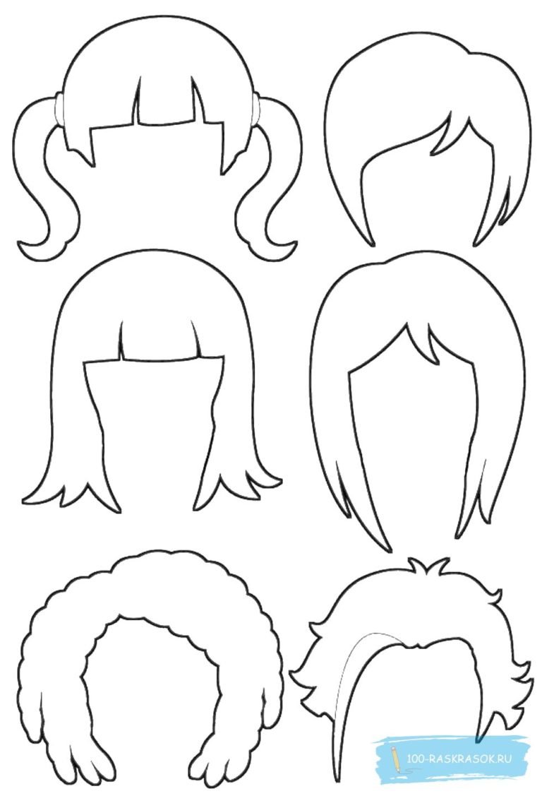 Контур лица женщины