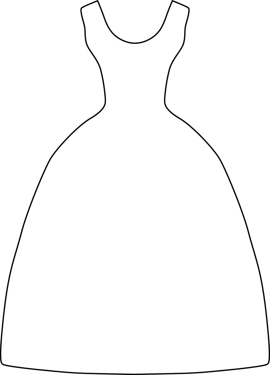 Силуэт платья для детей