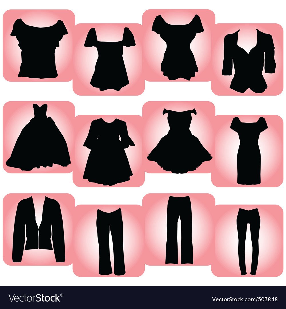 Трафарет одежды