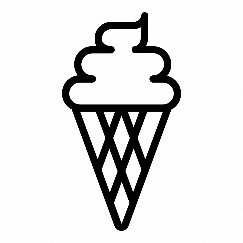 Трафарет мороженки