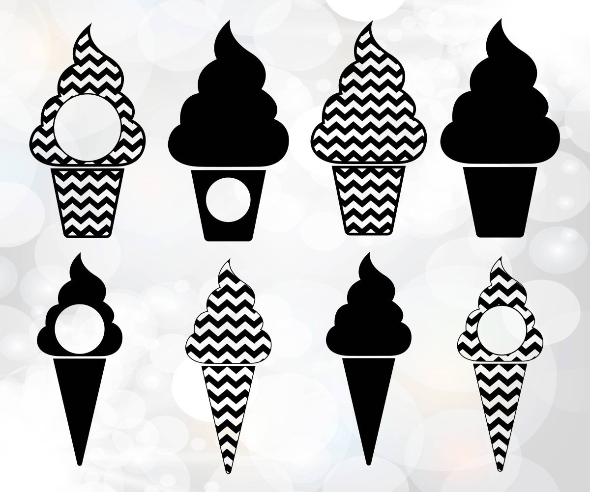 Мороженое стилизованное