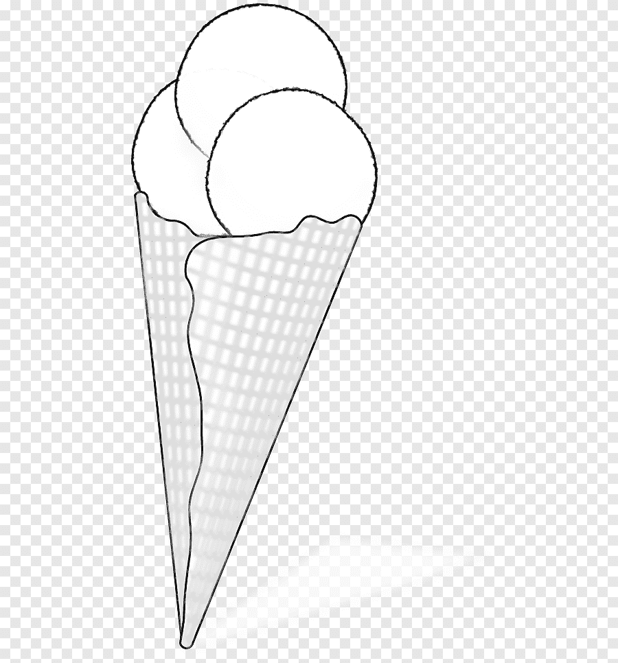 Много мороженого раскраска