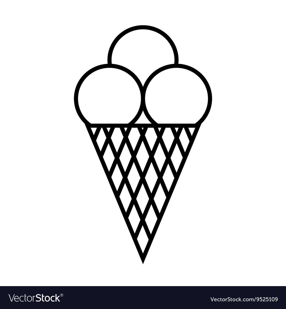 Мороженое раскраска для детей