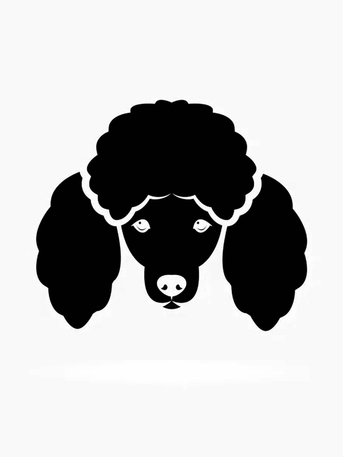 Пудель силуэт вектор