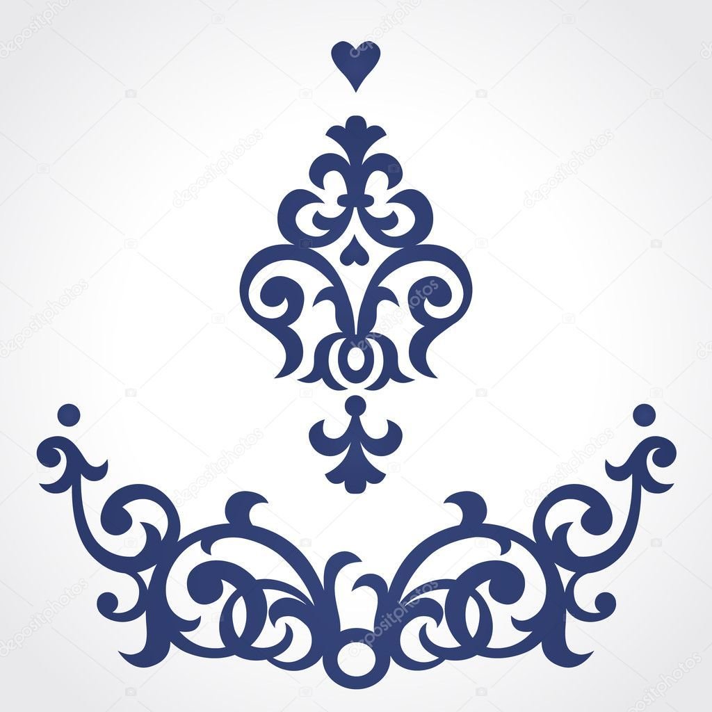 Восточные узоры вензеля