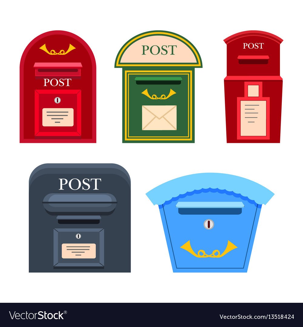 Табличка на почтовый ящик векторный