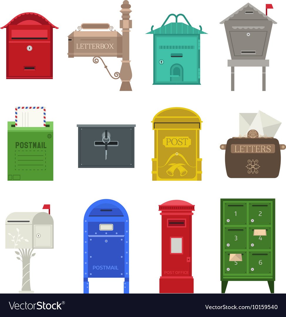 Почтовый ящик белый