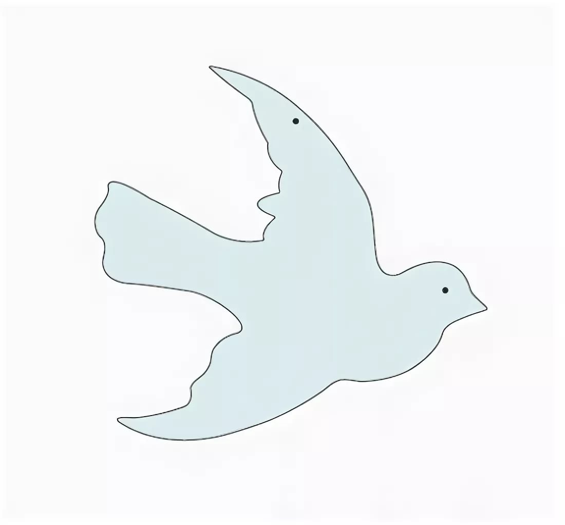 Птица контур