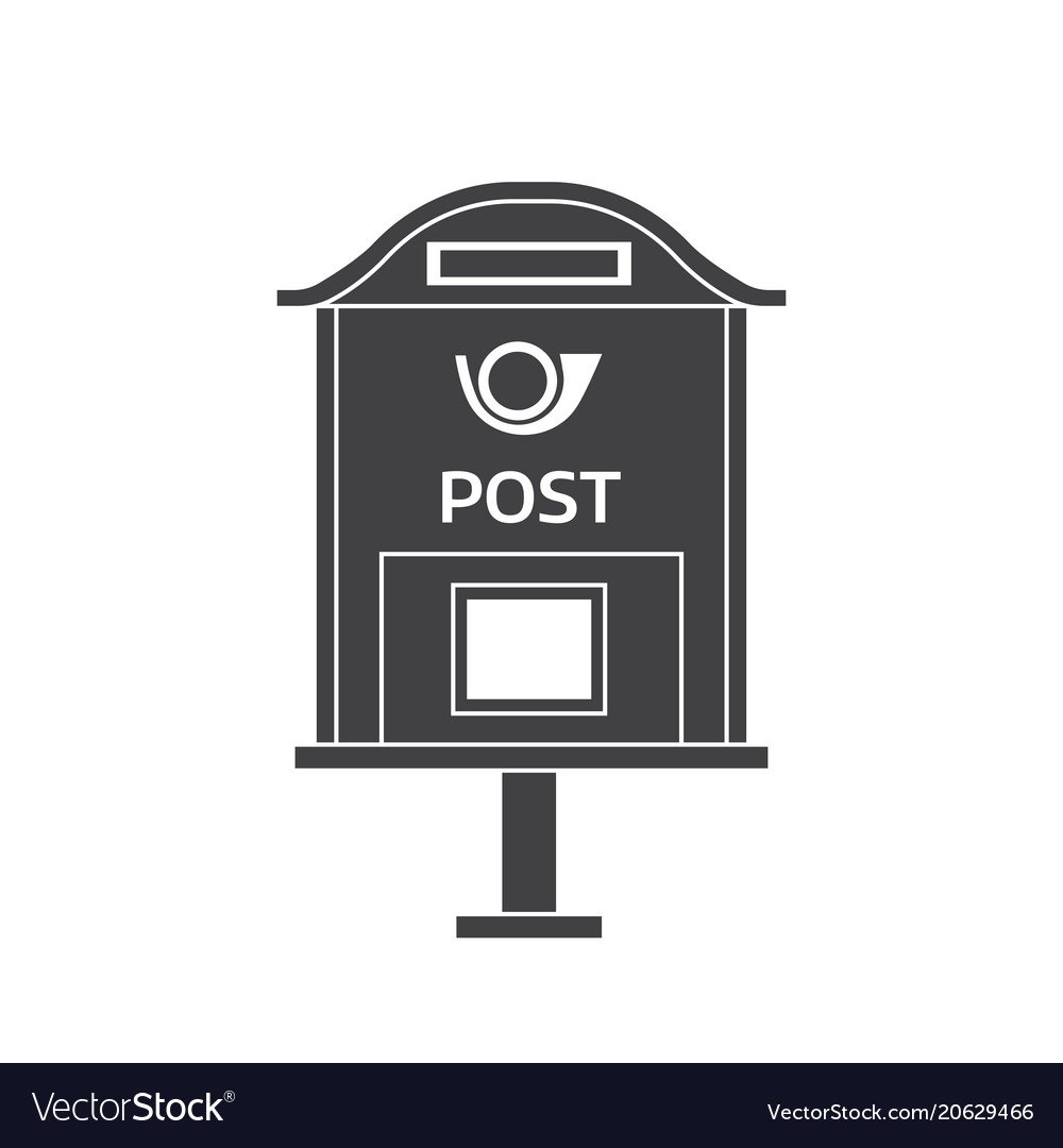 Векторный значок почтового ящика