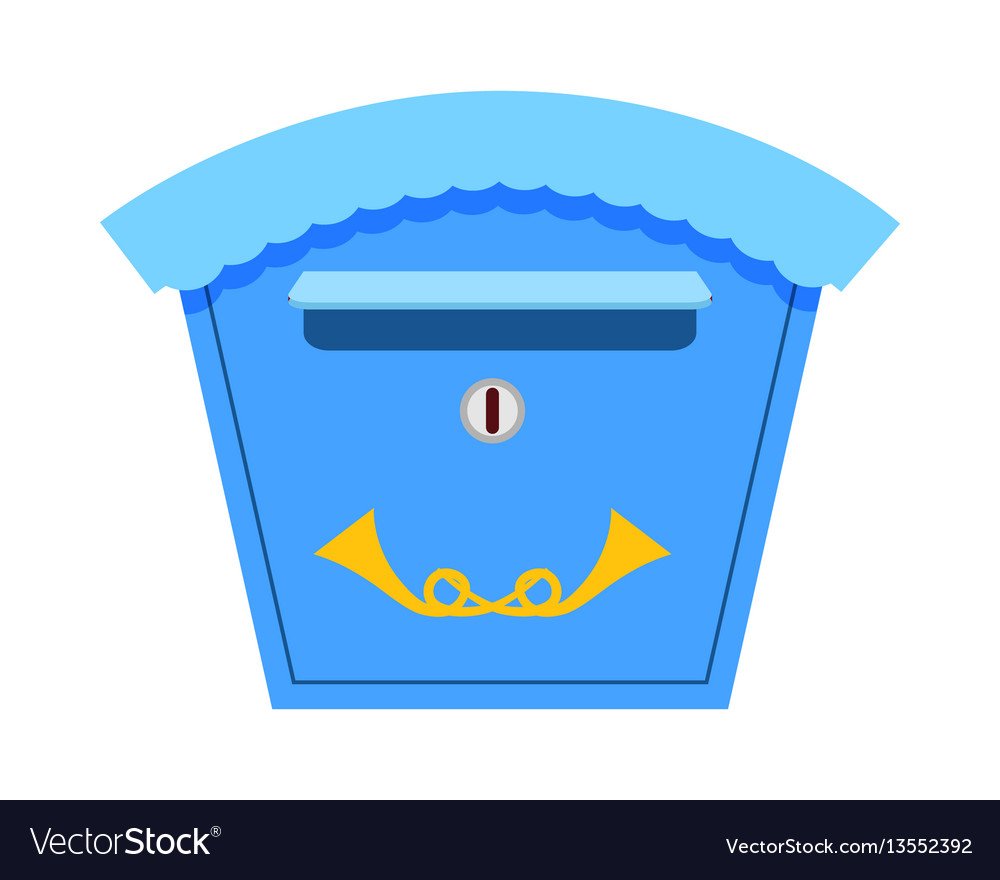 Почтовый ящик контур вектор