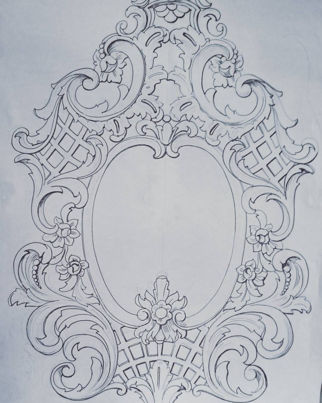 Эскиз заколки