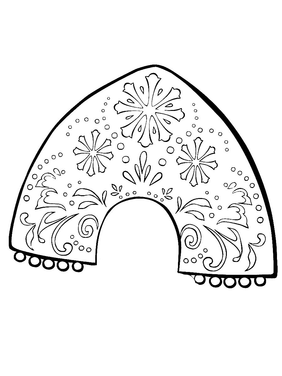 Кокошник эскиз