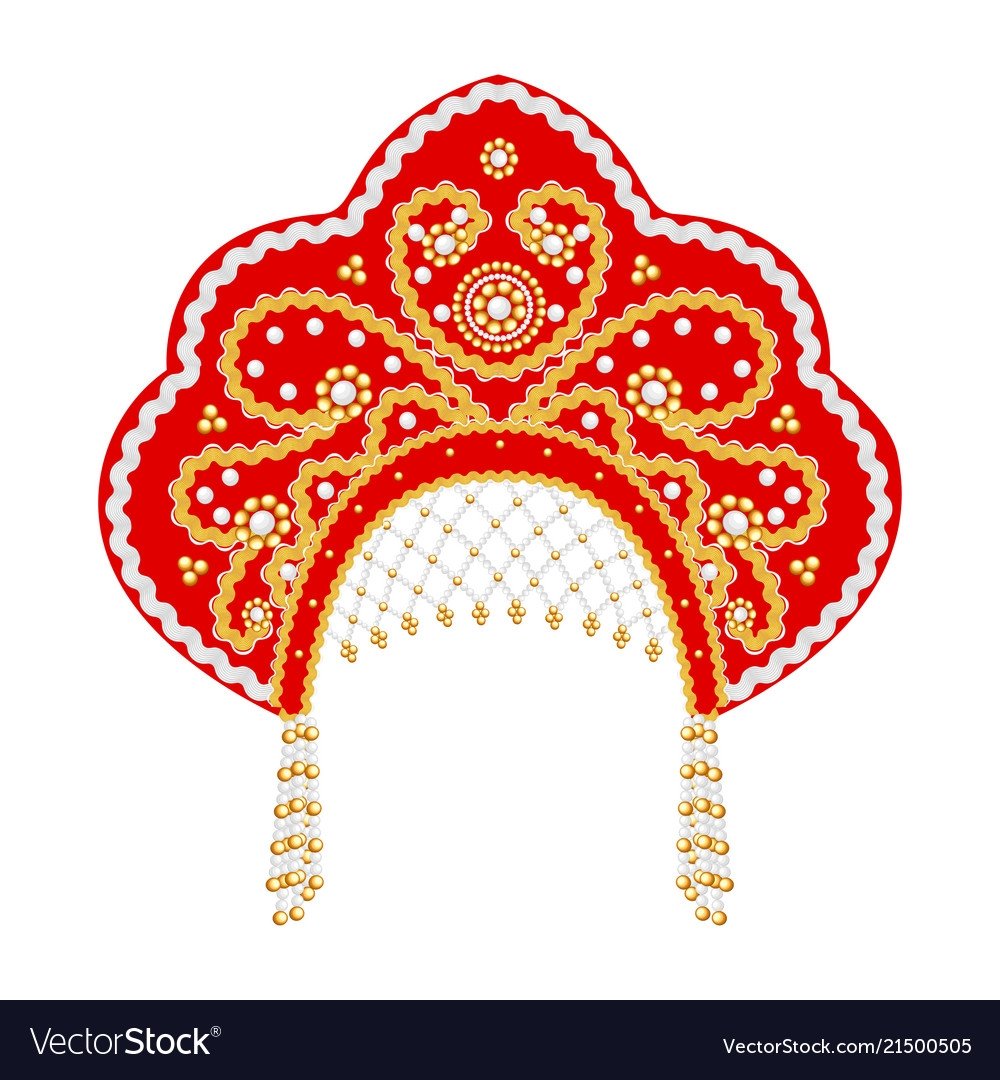 Кокошник для печати