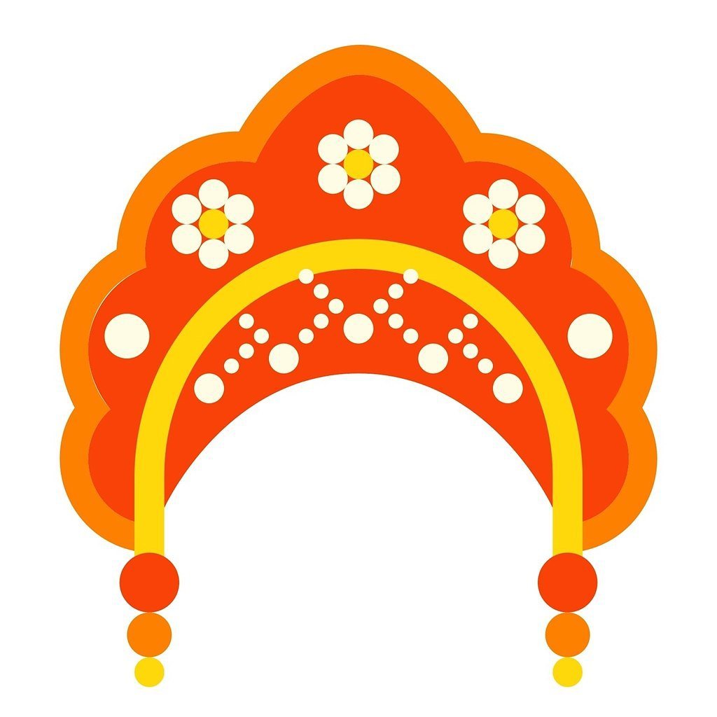 Кокошник рисунок