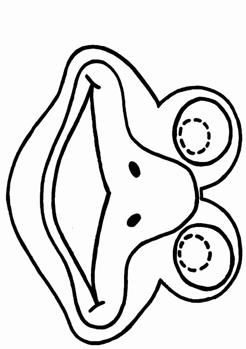 Лягушонок для вырезания