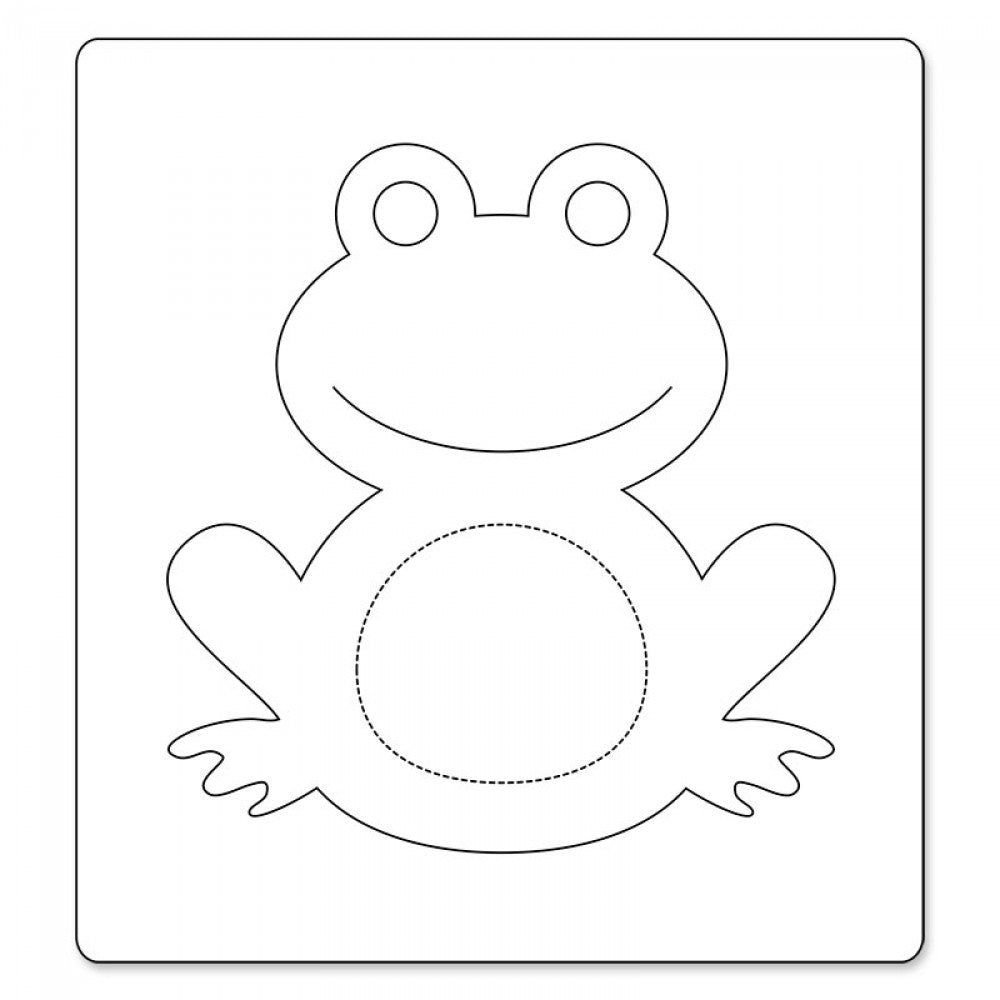 Лягушка Frog раскраска