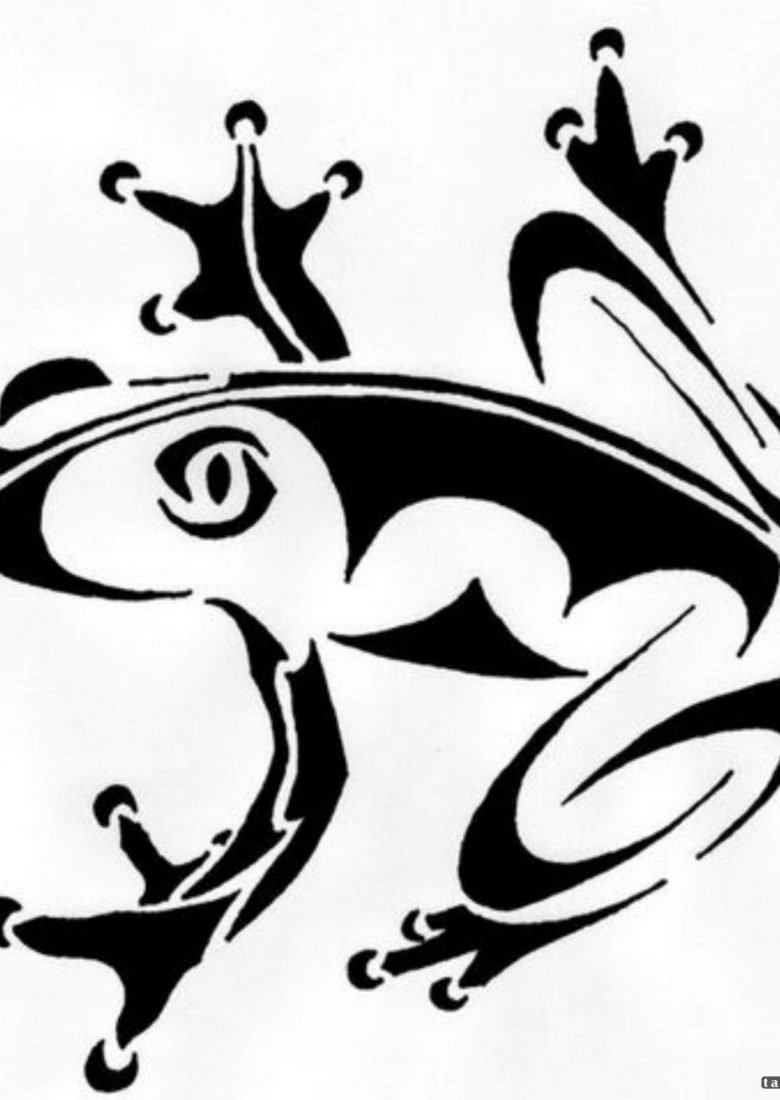 Шаблон лягушки для аппликации