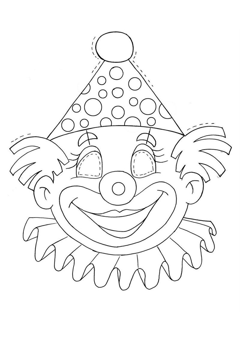 Веселый клоун вектор