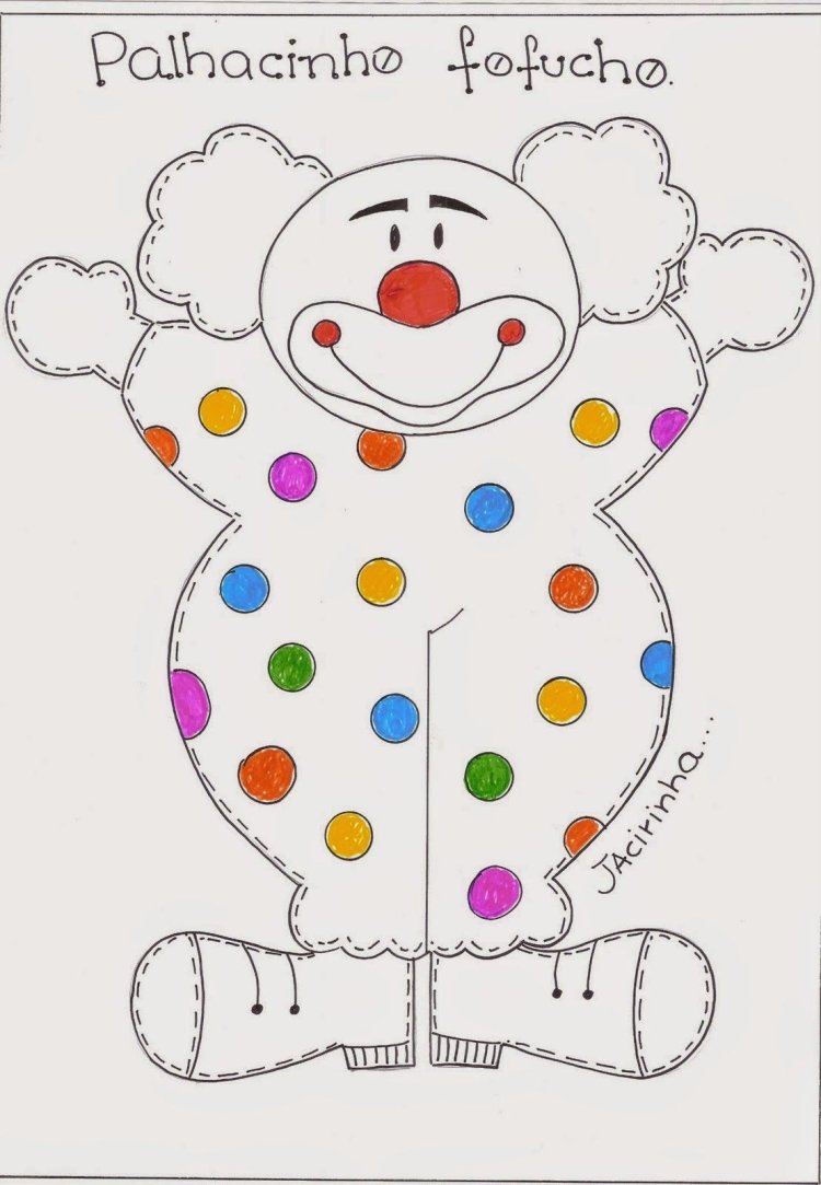 Лицо клоуна раскраска