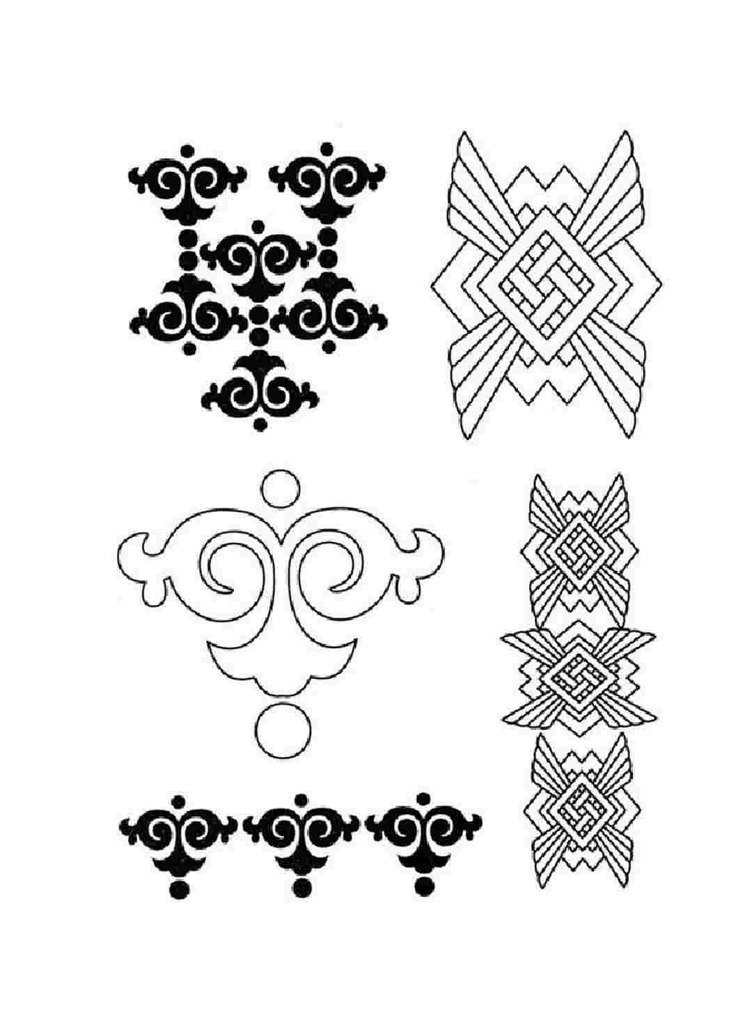 Национальные узоры