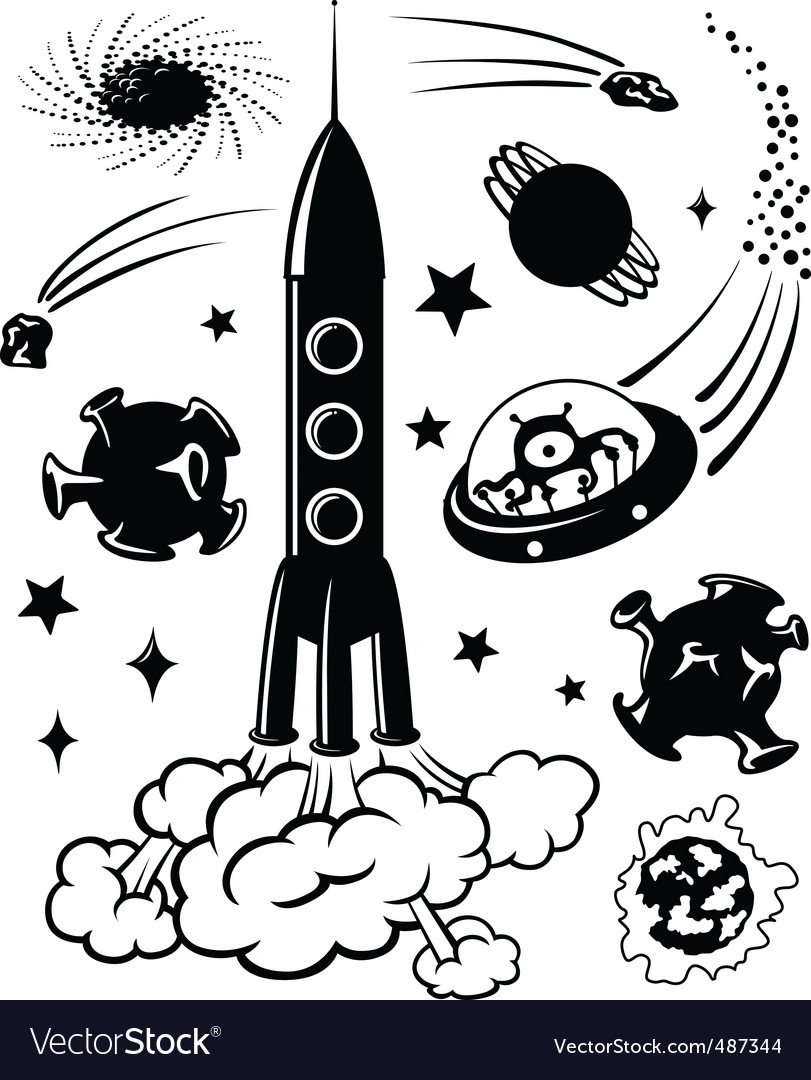 Трафареты космос для вырезания