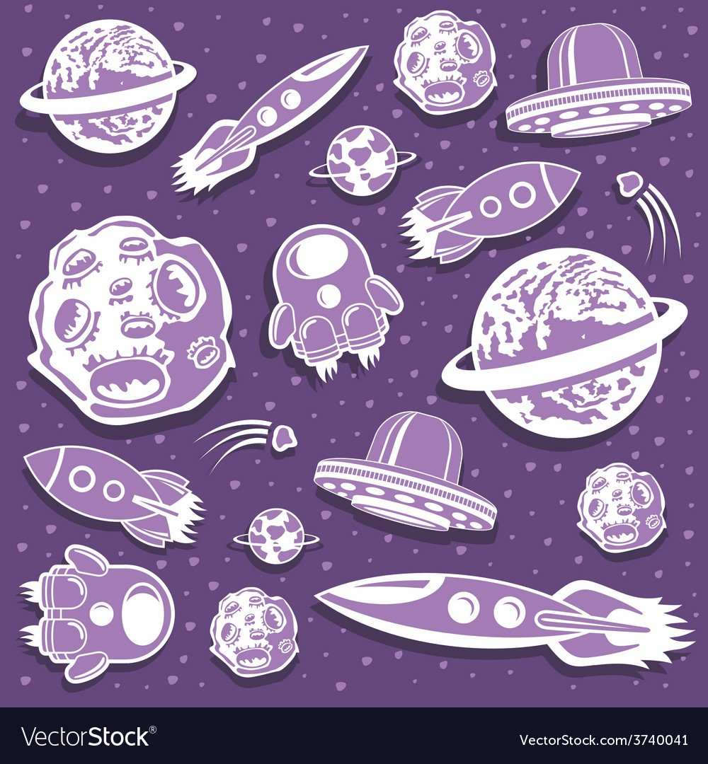 Раскраска космос и планеты