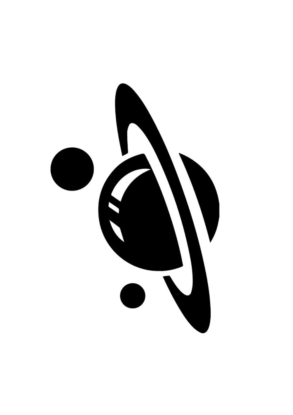 Раскраска. В космосе