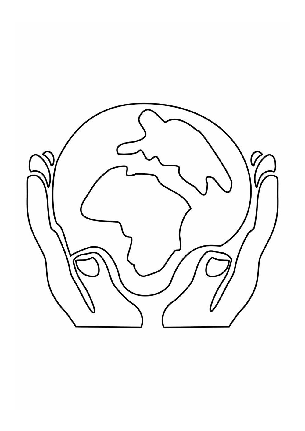 Трафарет земли