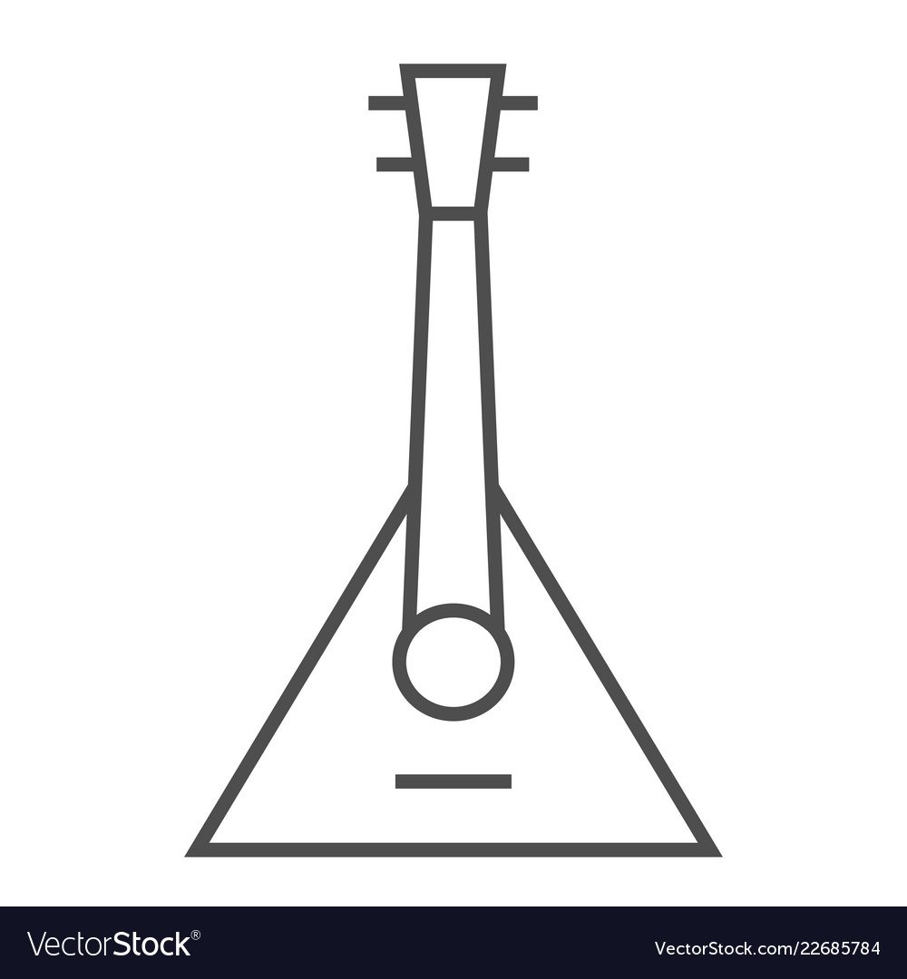 Балалайка силуэт