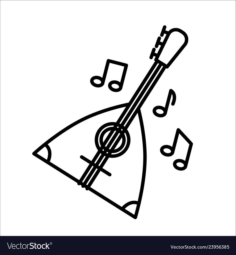 Раскраски балалайки детские