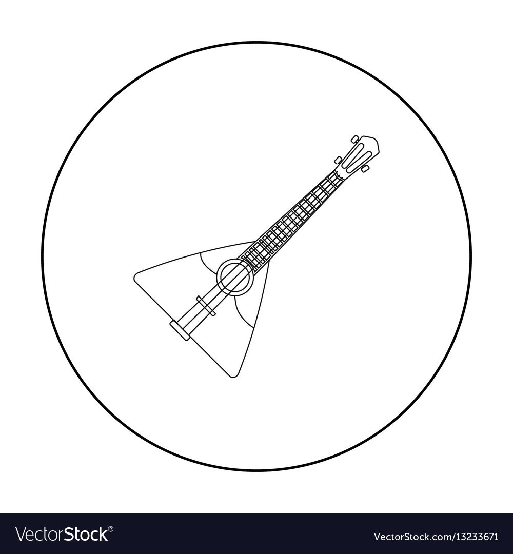 Балалайка раскраска