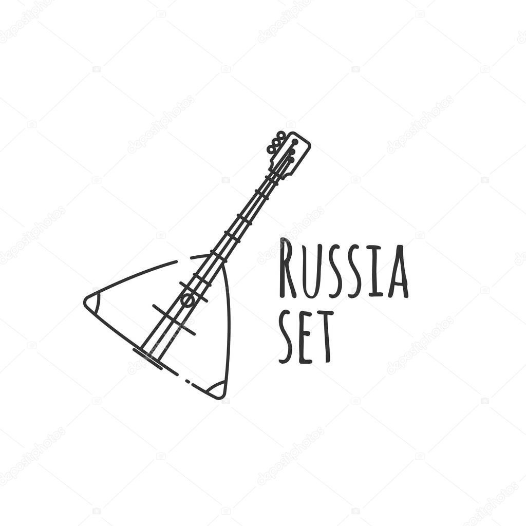 Балалайка рисунок