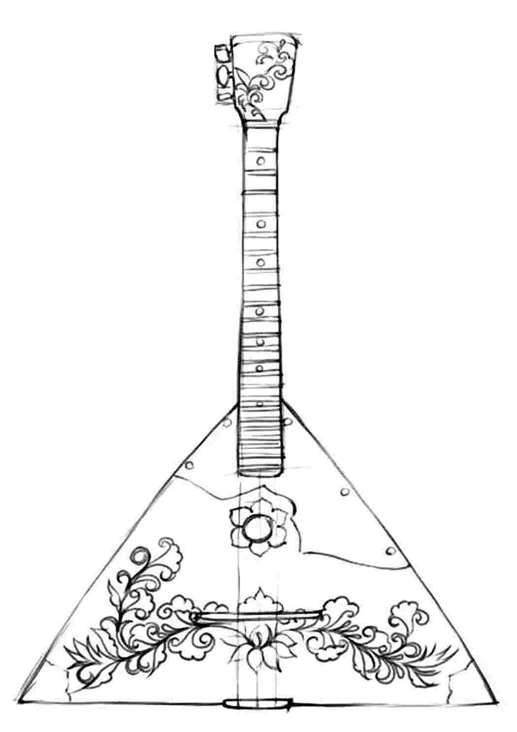 Балалайка Хохлома
